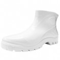 Bota Branca Pvc Cano Curto Pega Forte